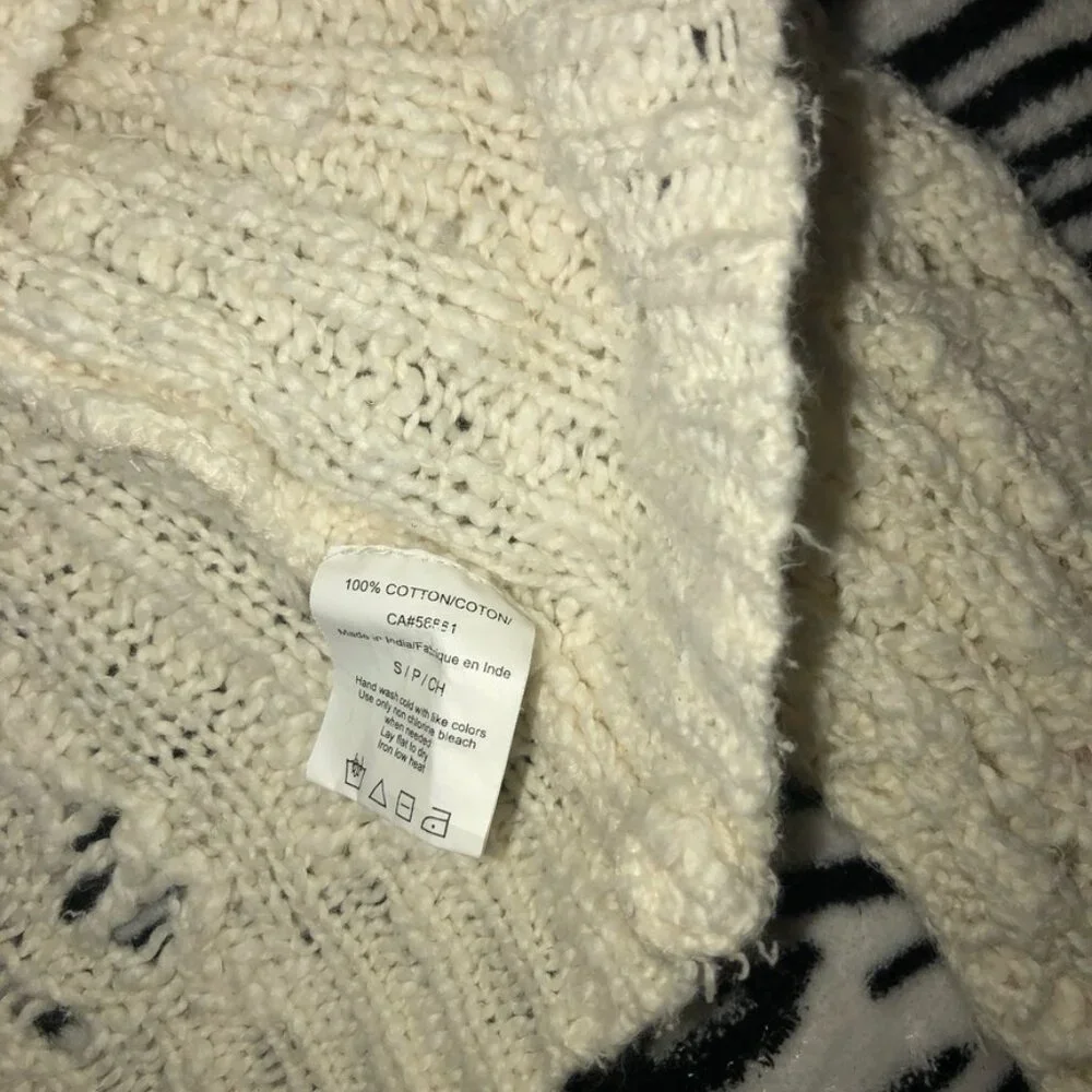 y2k style cream knit sweater - Picture 6 of 8